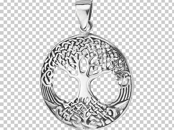Locket Charms & Pendants Celtic Knot Tree Of Life Jewellery PNG, Clipart, Amp, Amulet, Black And White, Body Jewelry, Celtic Knot Free PNG Download