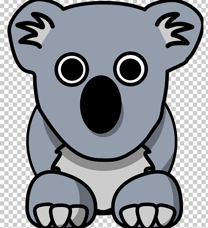 Koala Cartoon PNG, Clipart, Animals, Animation, Artwork, Bear, Black And White Free PNG Download