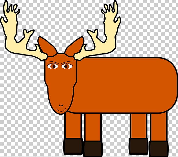 Moose Cartoon PNG, Clipart, Antler, Area, Cartoon, Claw, Deer Free PNG Download