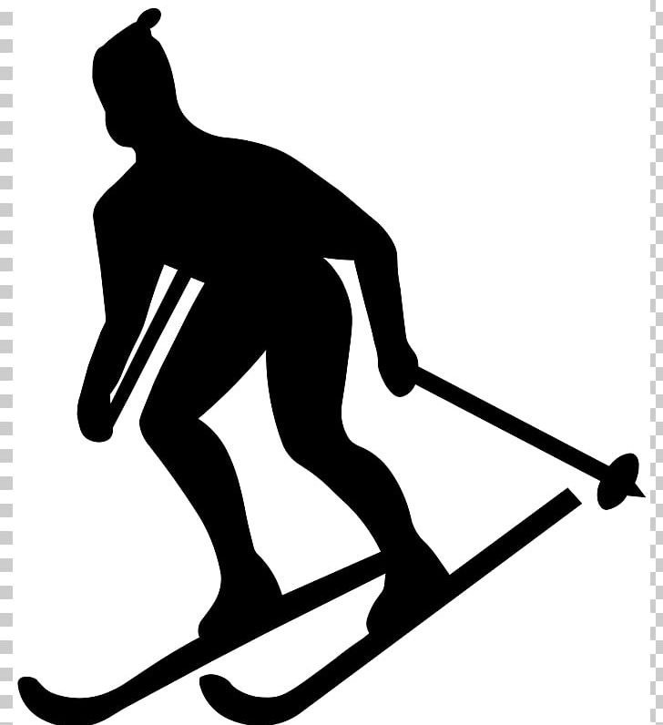 Skiing Silhouette PNG, Clipart, Alpine Skiing, Area, Black, Black And White, Crosscountry Skiing Free PNG Download