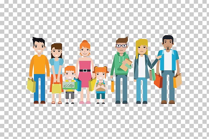 Family Shopping Art Illustration PNG, Clipart, Cartoon, Child, Coffee Shop, Concept, Consumer Free PNG Download