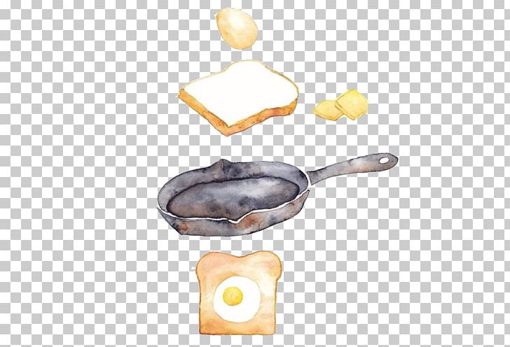 Toast Fried Egg Breakfast Watercolor Painting PNG, Clipart, Art, Butter, Color, Color Pencil, Color Powder Free PNG Download