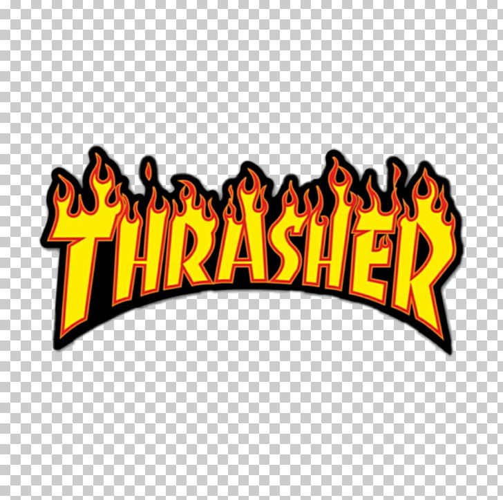 Thrasher Logo Sticker Brand Sign PNG, Clipart, Area, Area M, Brand, Desktop Wallpaper, Emoji Free PNG Download