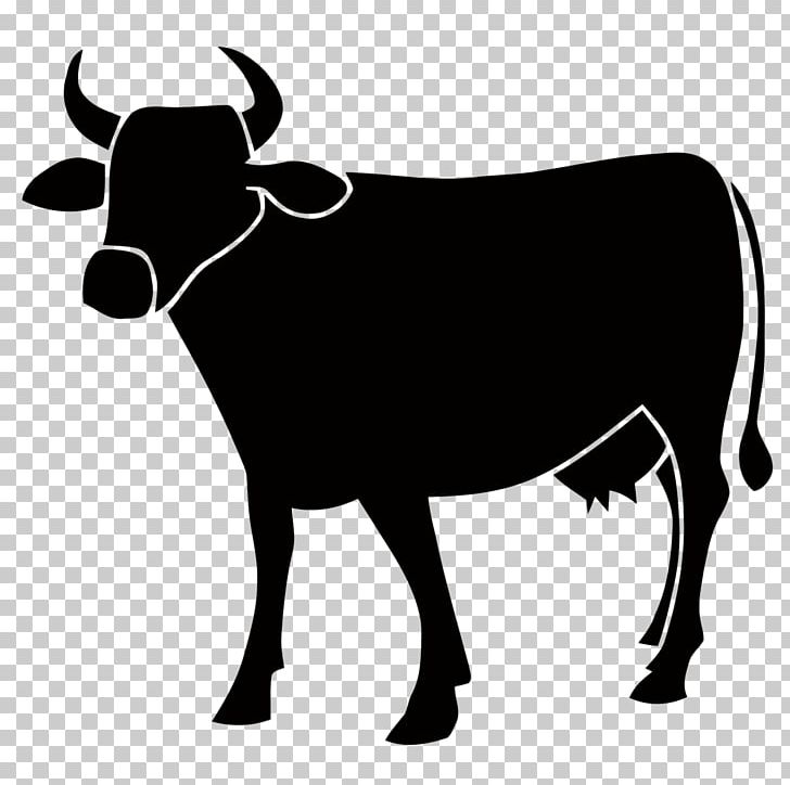 Cattle Computer Icons PNG, Clipart, Animals, Black And White, Bull, Cattle, Cattle Like Mammal Free PNG Download