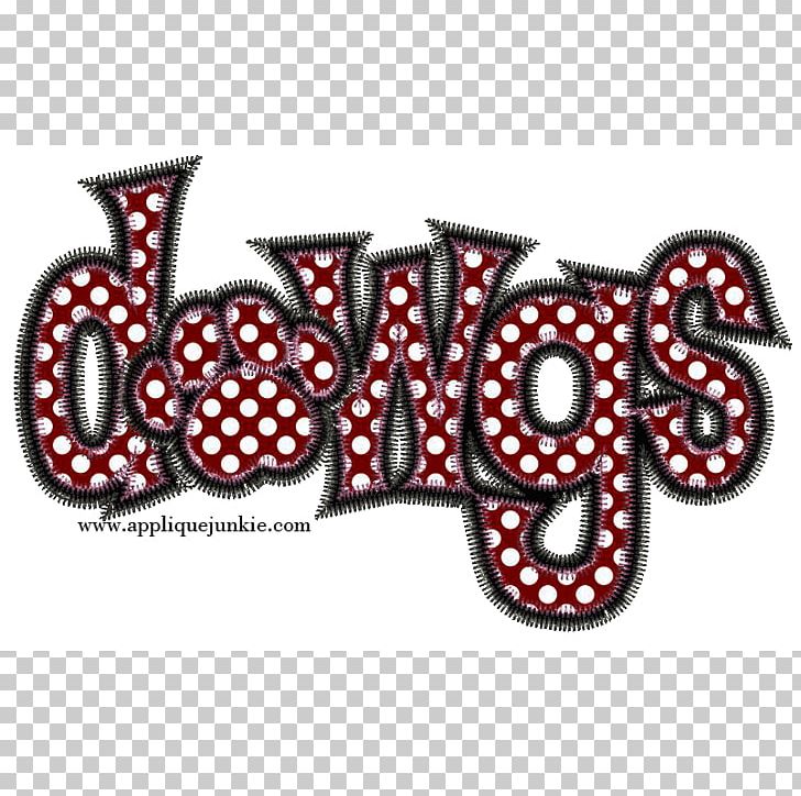 Appliqué University Of Georgia Pattern Bulldog Embroidery PNG, Clipart, Applique, Art, Bulldog, Dog, Embroidery Free PNG Download