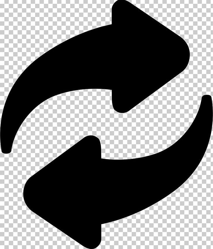 Computer Icons Symbol Synchronization Arrow PNG, Clipart, Angle, Arrow, Black, Black And White, Computer Icons Free PNG Download