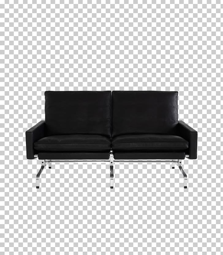 Table Sofa Bed Chair Couch Fritz Hansen PNG, Clipart, Angle, Armrest, Black, Chair, Couch Free PNG Download