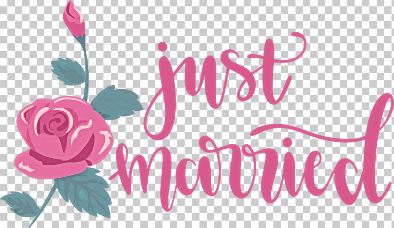 Just Married Wedding PNG, Clipart, Floral Design, Garden, Garden Roses, Greeting, Greeting Card Free PNG Download