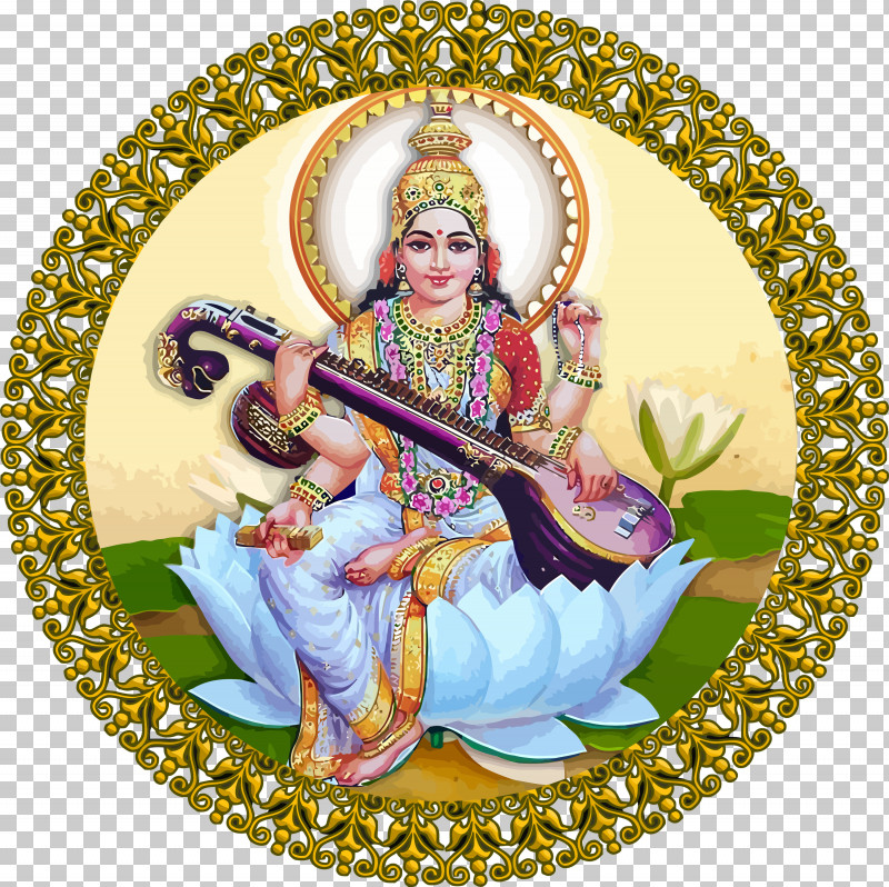 Vasant Panchami Basant Panchami Saraswati Puja PNG, Clipart, Basant Panchami, Blessing, Saraswati Puja, Saraswati Veena, Vasant Panchami Free PNG Download