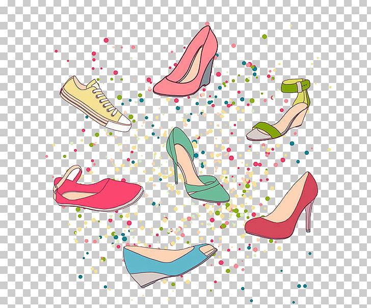 High-heeled Footwear Shoe Absatz Fashion PNG, Clipart, Background, Ballet Flat, Boot, Clothing, Colored Free PNG Download