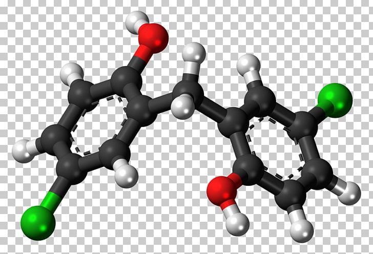 Dichlorophen Molecule Anticestodal Agent Hydrophobe Chemistry PNG, Clipart, Arabic Wikipedia, Atom, Ballandstick Model, Body Jewelry, Chemistry Free PNG Download