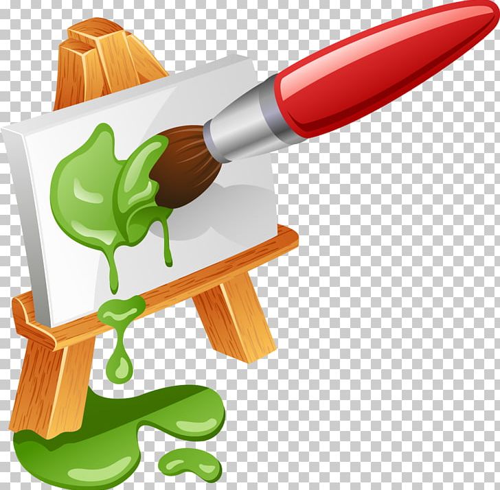 Easel Paintbrush Painting PNG, Clipart, Art, Canvas, Drawing, Easel, Food Free PNG Download