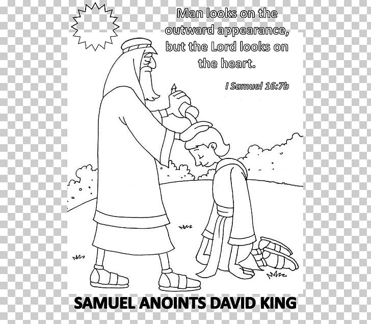 Books Of Samuel Bible Anointing 1 Samuel 16 Coloring Book PNG, Clipart, Angle, Anointing, Area, Arm, Art Free PNG Download