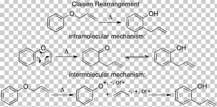 Intramolecular Reaction Claisen Rearrangement Chemical Reaction Intramolecular Force Organic Reaction PNG, Clipart, Angle, Auto Part, Black And White, Chemical Reaction, Chemistry Free PNG Download