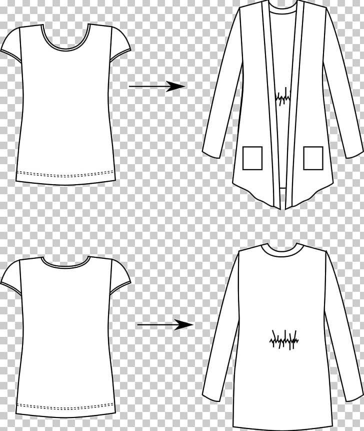 T-shirt Clothing Drawing Pattern PNG, Clipart, Angle, Area, Artwork, Black, Black And White Free PNG Download