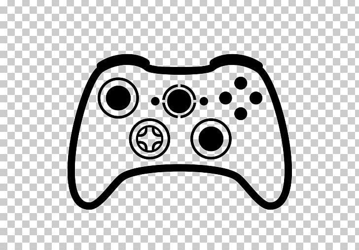Xbox 360 Controller Video Game Game Controllers Computer Icons PNG, Clipart, Black, Black And White, Computer, Controller, Game Free PNG Download