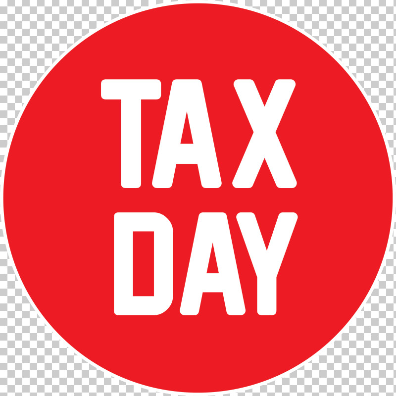Tax Day PNG, Clipart, Logo, Red, Tax Day, Text Free PNG Download