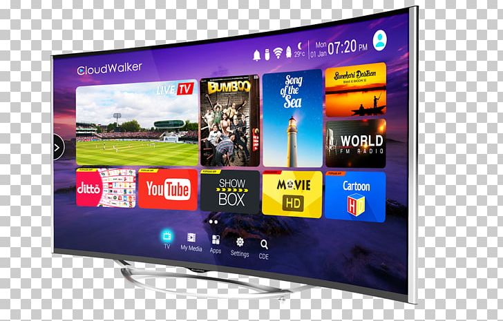 Smart TV Television LED-backlit LCD LED Display 4K Resolution PNG, Clipart, 4k Resolution, Advertising, Android, Brand, Cloud Free PNG Download