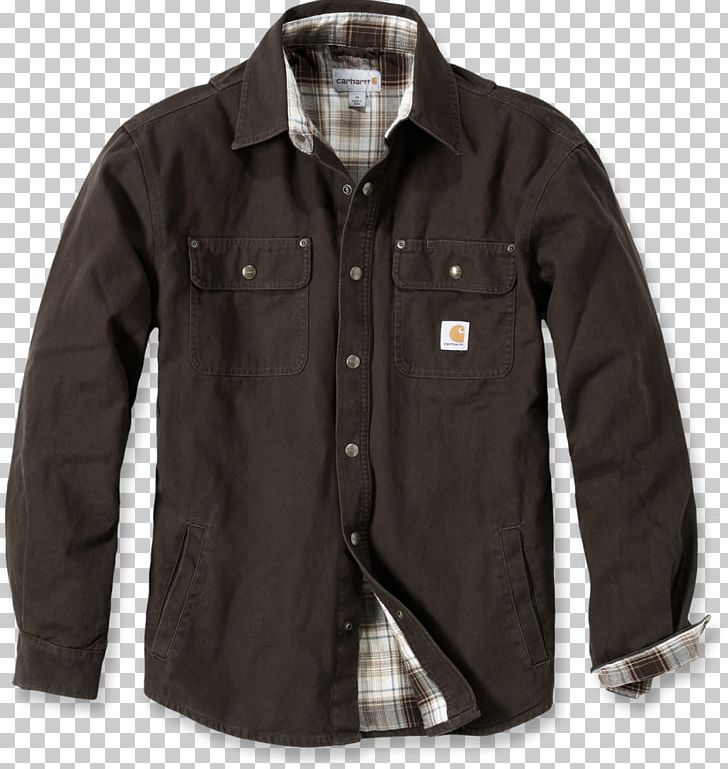 T-shirt Leather Jacket Clothing PNG, Clipart, Artificial Leather, Button, Carhartt, Clothing, Coat Free PNG Download