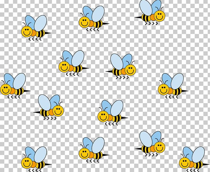 Honey Bee Euclidean Cartoon PNG, Clipart, Animal, Area, Bee Vector, Bird, Cartoon Free PNG Download