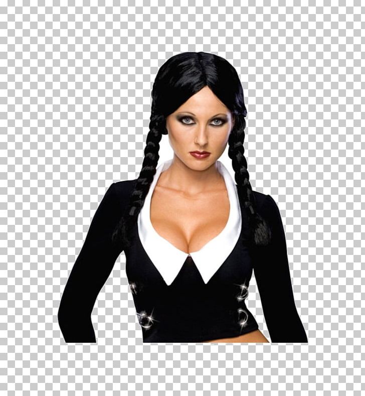 Wednesday Addams The Addams Family Gomez Addams Morticia Addams Wig PNG, Clipart, Addams Family, Black Hair, Brown Hair, Charles Addams, Clothing Free PNG Download