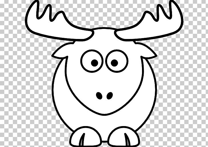 Domestic Pig Cartoon Reindeer Drawing PNG, Clipart, Area, Art, Black And White, Cartoon, Coloring Book Free PNG Download