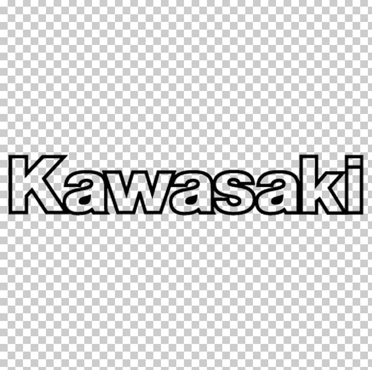 Logo Sticker Decal Kawasaki Heavy Industries Motorcycle PNG, Clipart, Angle, Area, Black, Black And White, Brand Free PNG Download