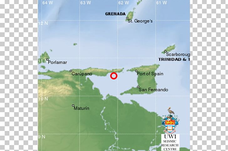 Port Of Spain The UWI Seismic Research Centre Grenada Earthquake Location PNG, Clipart, Aftershock, Area, Caribbean, Earthquake, Earthquake Location Free PNG Download