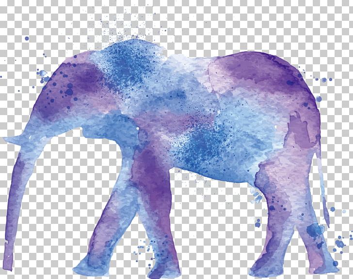 Lion Indian Elephant Deer Drawing Watercolor Painting PNG, Clipart, Animal, Animals, Art, Baby Elephant, Blue Free PNG Download