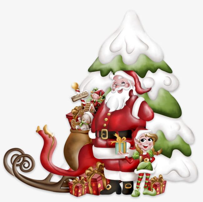 Santa Claus PNG, Clipart, Christmas, Claus Clipart, Gift, Santa Clipart, Sled Free PNG Download