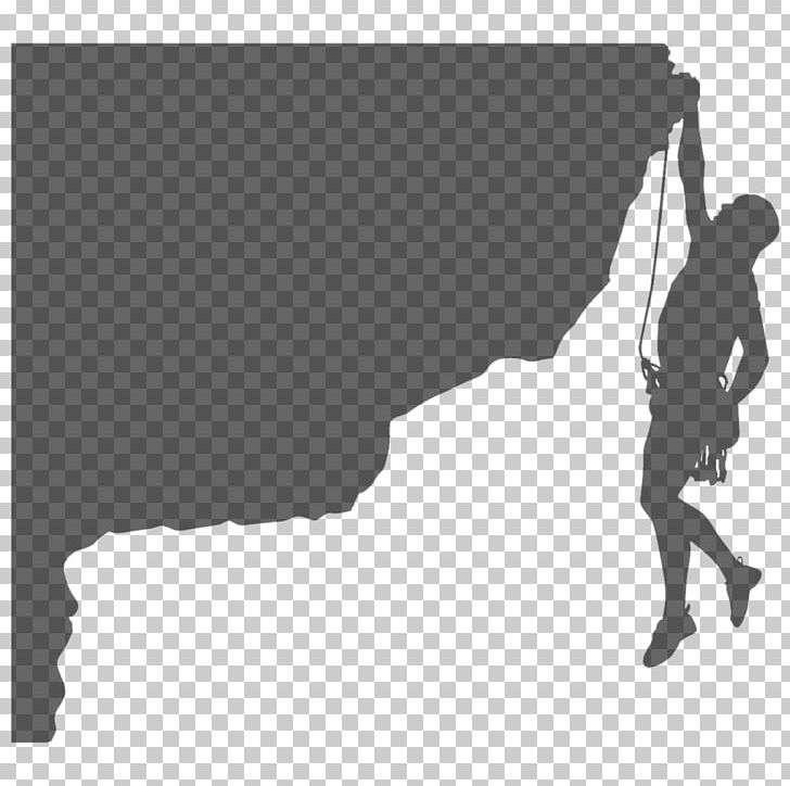 Climbing Wall Mountaineering Silhouette Sport PNG, Clipart, Animals, Black, Black And White, Climbing, Climbing Wall Free PNG Download