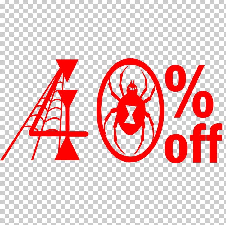 Halloween Sale 40% Off Discount Tag. PNG, Clipart, Area, Art, Brand, Circle, Line Free PNG Download