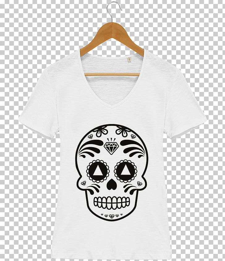 Calavera T-shirt Skull And Crossbones Day Of The Dead PNG, Clipart, Black, Bone, Brand, Calavera, Cup Free PNG Download