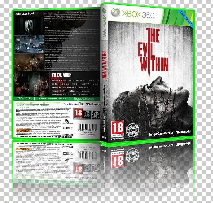 Xbox 360 The Evil Within 2 BioShock Infinite PlayStation 4 PNG, Clipart, Bethesda Softworks, Brand, Display Advertising, Electronic Device, Evil Within Free PNG Download