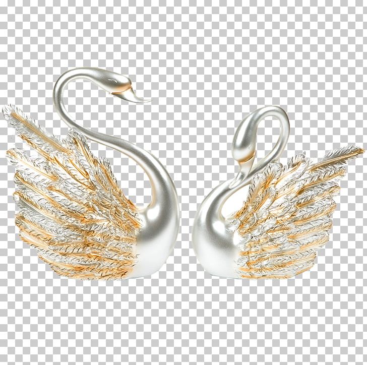 Cygnini Earring Wedding PNG, Clipart, Adobe Illustrator, Animals, Body Jewelry, Bridal Shower, Christmas Decoration Free PNG Download
