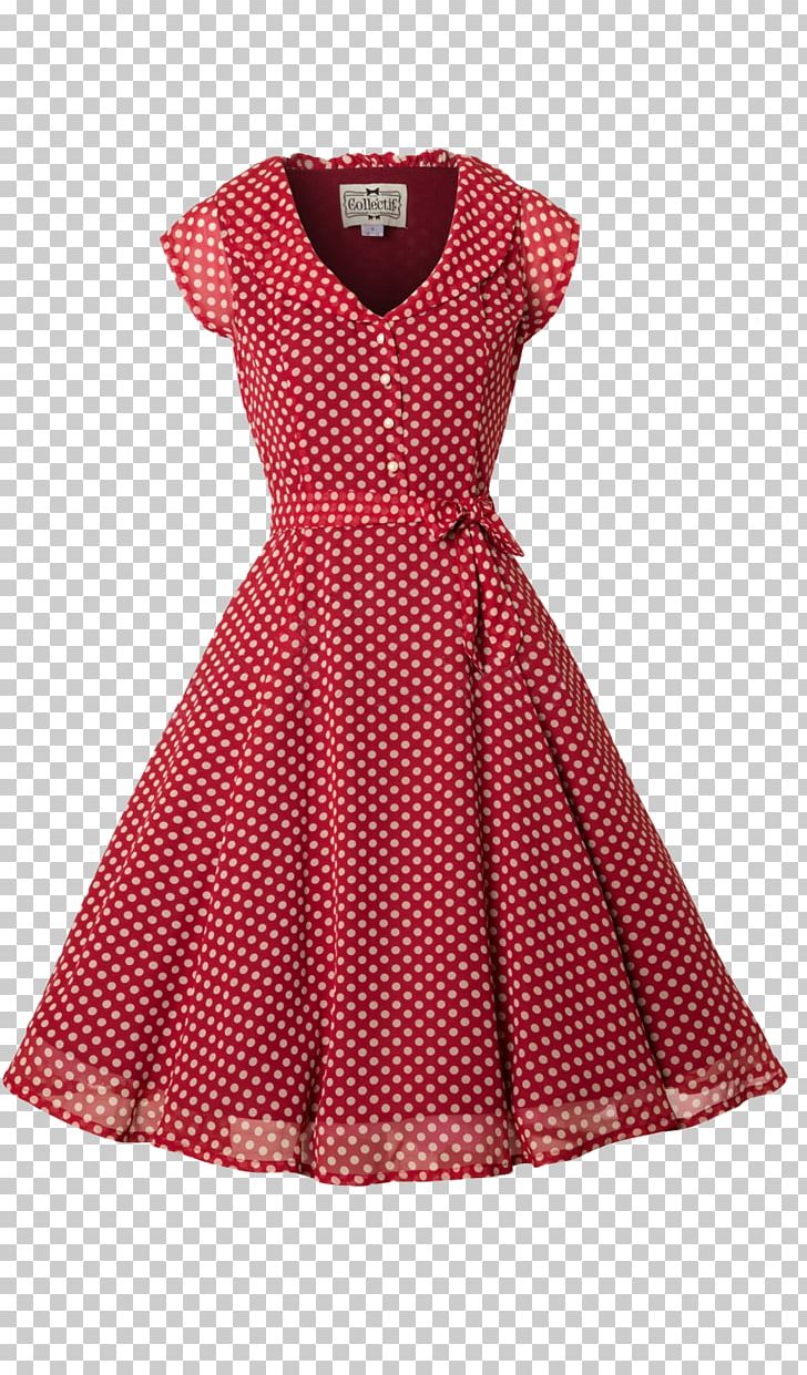 Polka Dot Sleeve Dress Magenta PNG, Clipart, Clothing, Day Dress, Dress, Magenta, Polka Free PNG Download