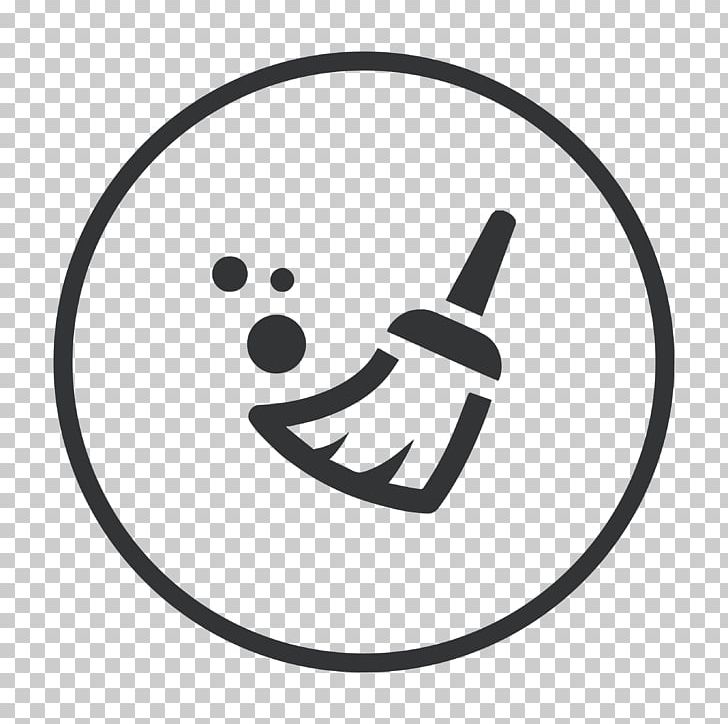 Cleaning Computer Icons Cleaner Housekeeping PNG, Clipart, Area, Beam, Black And White, Broom, Circle Free PNG Download
