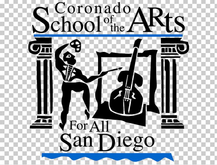 Coronado School Of The Arts Coronado High School San Diego Unified School District Poway PNG, Clipart, Area, Art, Art School, Black, Black And White Free PNG Download