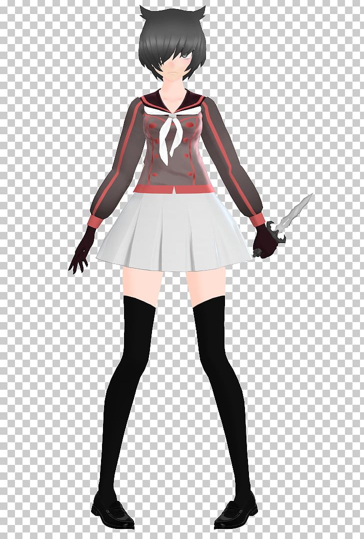 Yandere Simulator Character The Sims 4 Future Diary PNG, Clipart, Anime, Black Hair, Chan, Chan Model, Character Free PNG Download