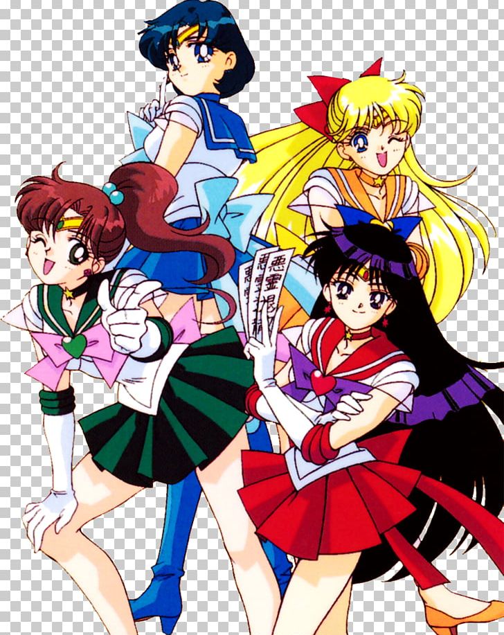 Sailor Venus Sailor Jupiter Sailor Mars Sailor Mercury Anime PNG, Clipart, Anime, Art, Carddass, Character, Chibiusa Free PNG Download