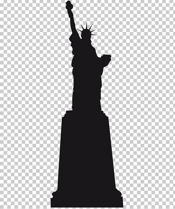 Statue Of Liberty Silhouette PNG, Clipart, Black And White, Buenos Aires, Drawing, Fictional Character, Monochrome Photography Free PNG Download