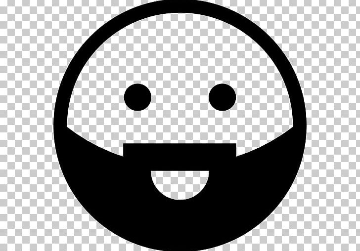Smiley Computer Icons Emoticon Emoji PNG, Clipart, Area, Beard, Black, Black And White, Circle Free PNG Download