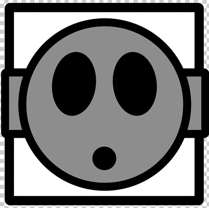 Cube Shape Smiley Geometry Dash PNG, Clipart, Area, Black, Black And White, Black M, Circle Free PNG Download