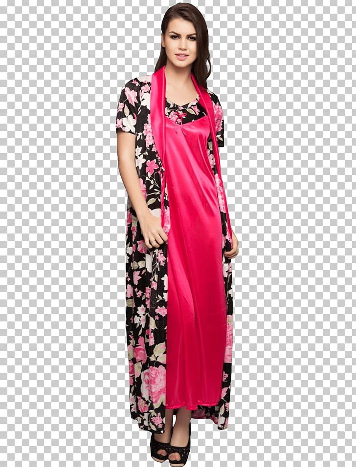 Robe Nightwear Nightgown Clothing Satin PNG, Clipart, Art, Babydoll, Bag, Black Pink, Clothing Free PNG Download