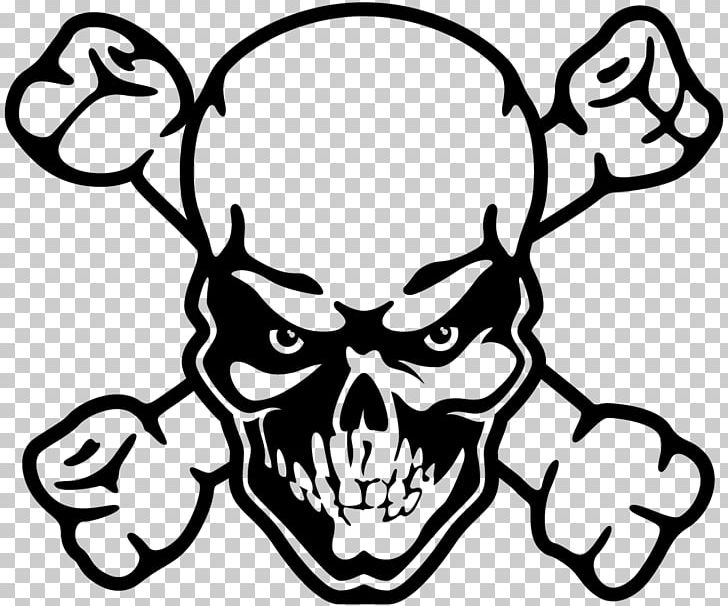 Skull Bumper Sticker Wall Decal PNG, Clipart, Artwork, Autocad Dxf, Black And White, Bone, Bumper Sticker Free PNG Download