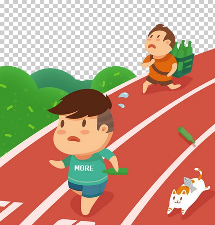 Running Illustration PNG, Clipart, Athlete Running, Athletics Running, Baby Boy, Ball, Behance Free PNG Download