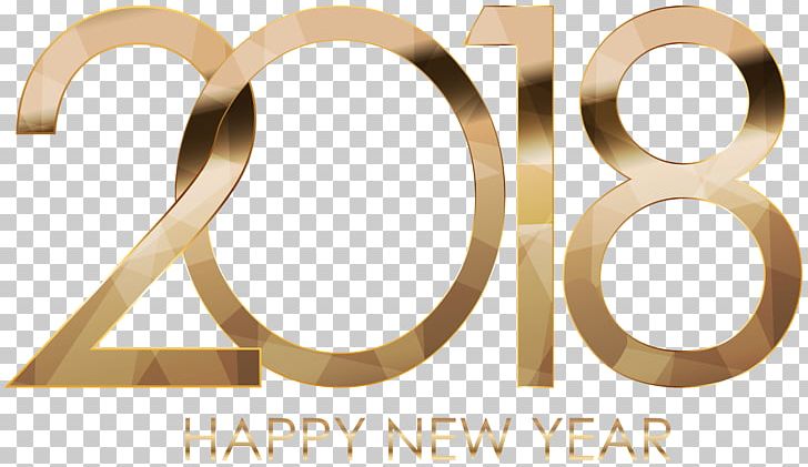 2018 Happy New Year Gold PNG, Clipart, Brand, Christmas, Christmas Clipart, Circle, Clipart Free PNG Download