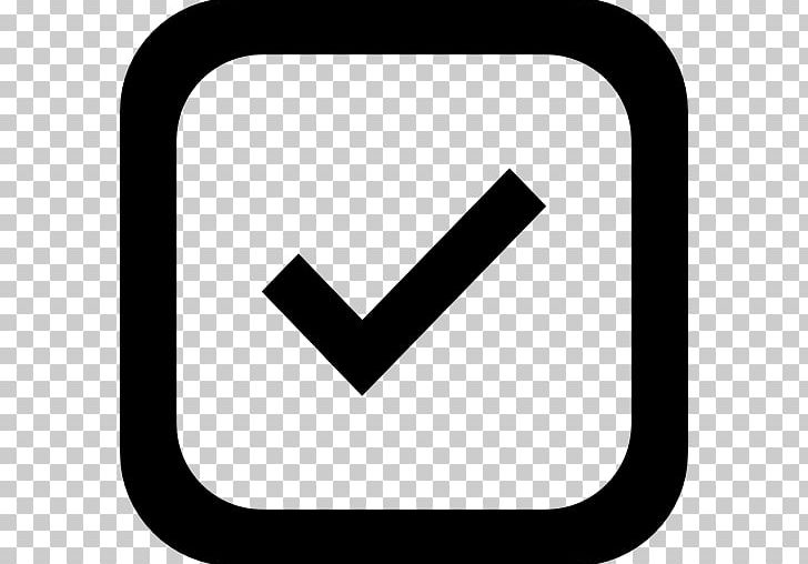 Computer Icons Check Mark Checkbox Button PNG, Clipart, Angle, Area, Black, Black And White, Brand Free PNG Download