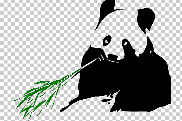 Giant Panda Bear Tropical Woody Bamboos PNG, Clipart, Animals, Art, Bear, Black, Black And White Free PNG Download