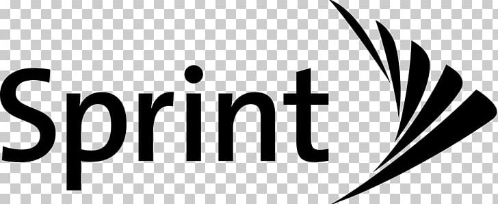 Logo Sprint Corporation Mobile Phones Brand Wireless PNG, Clipart, Art, Black, Black And White, Brand, Desktop Wallpaper Free PNG Download